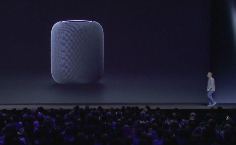 Phil Schiller gives the world a sneak peek at the HomePod during WWDC 2017.