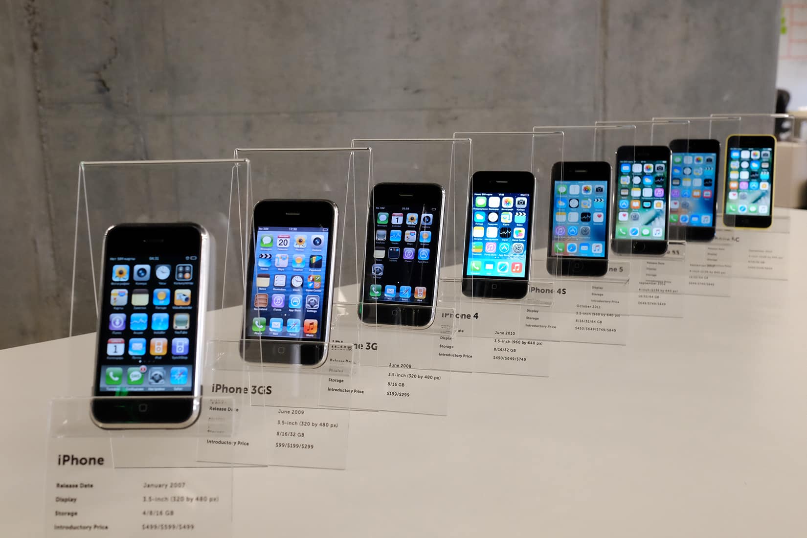 iPhones at MacPaw museum