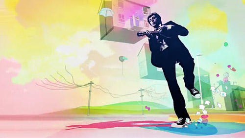 An vividly animated Apple ad showcases Paul McCartney's 