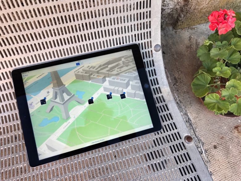 Remove location data maps on bench