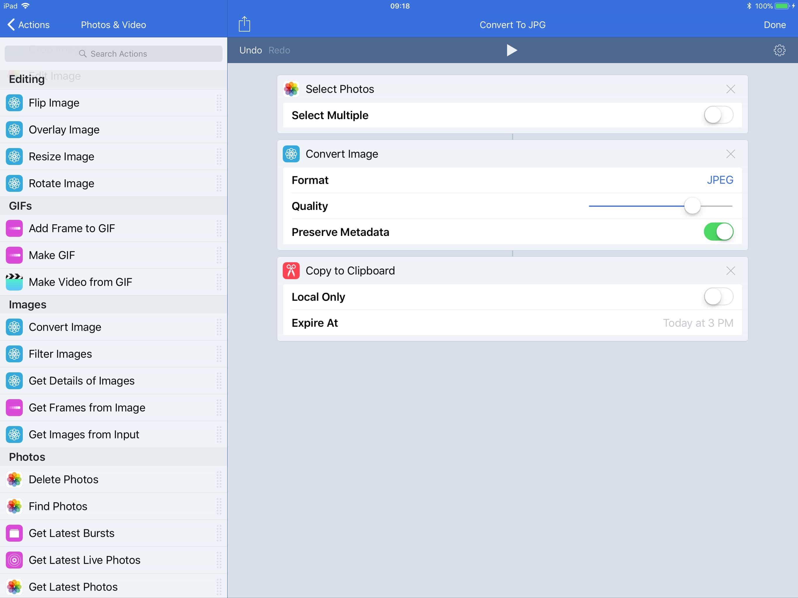Convert PNG to JPG workflow steps These are the steps you’ll need to convert to JPG.