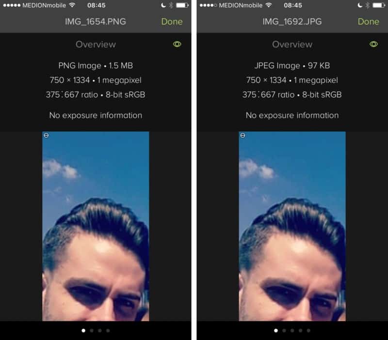 How to convert screenshots from PNG to JPEG on iOS | Cult of Mac