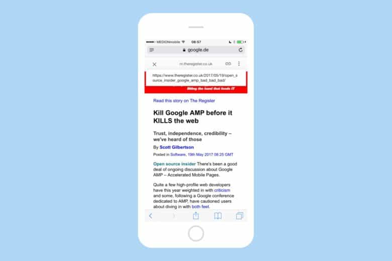 How to defeat Google AMP with 3D Touch on iPhone Cult of Mac
