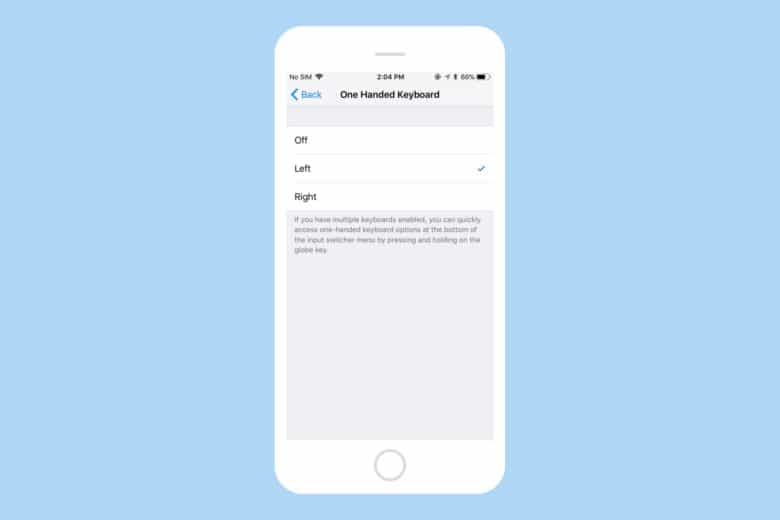Ios Left Handed Ui Tap into iOS 11's one-handed keyboard for easier typing | Cult of Mac