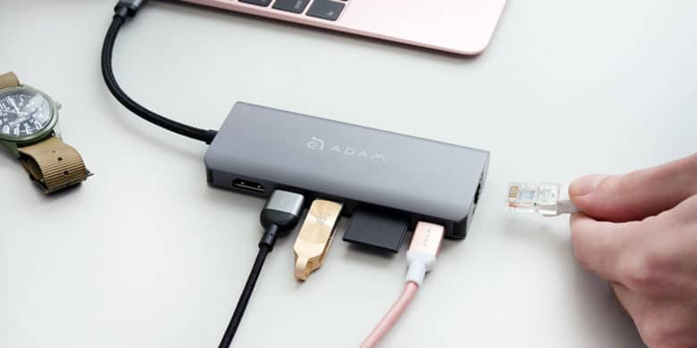 Instantly expand your Mac's single USB-C port into 6 different ones. 