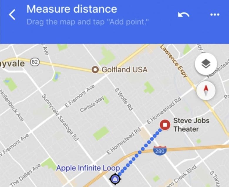 Google Maps distance
