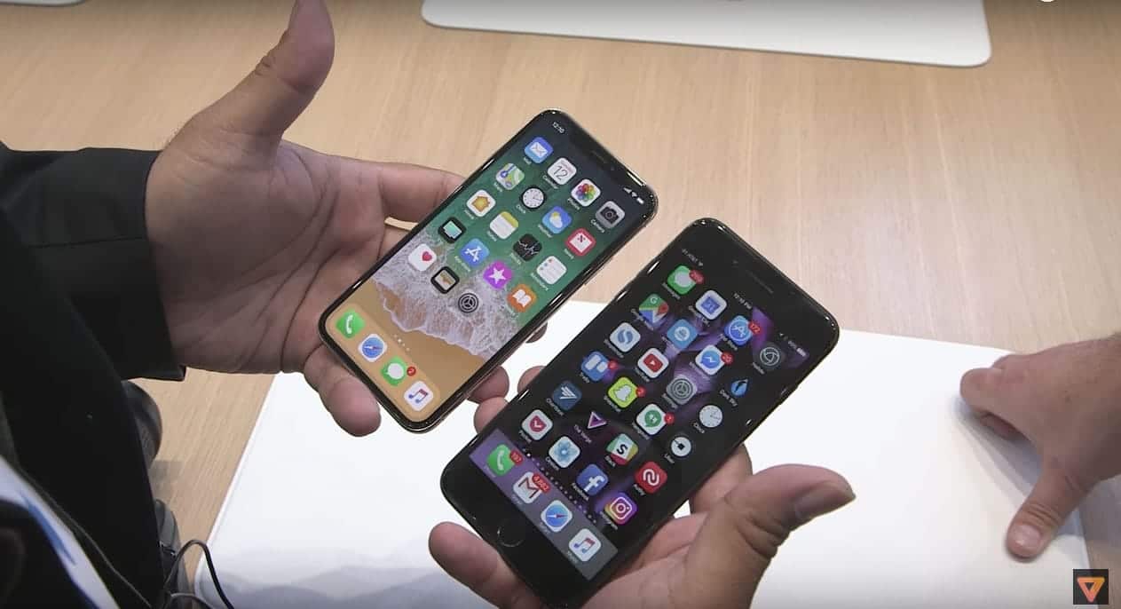 hands on iPhone X
