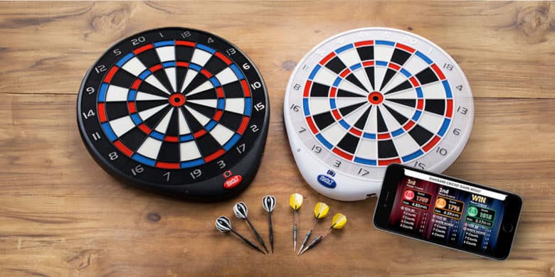A classic bar game meets the internet of things with this WiFi-connected, camera enabled, social dartboard.
