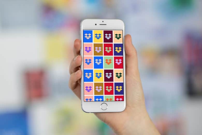 default locations dropbox iOS 11