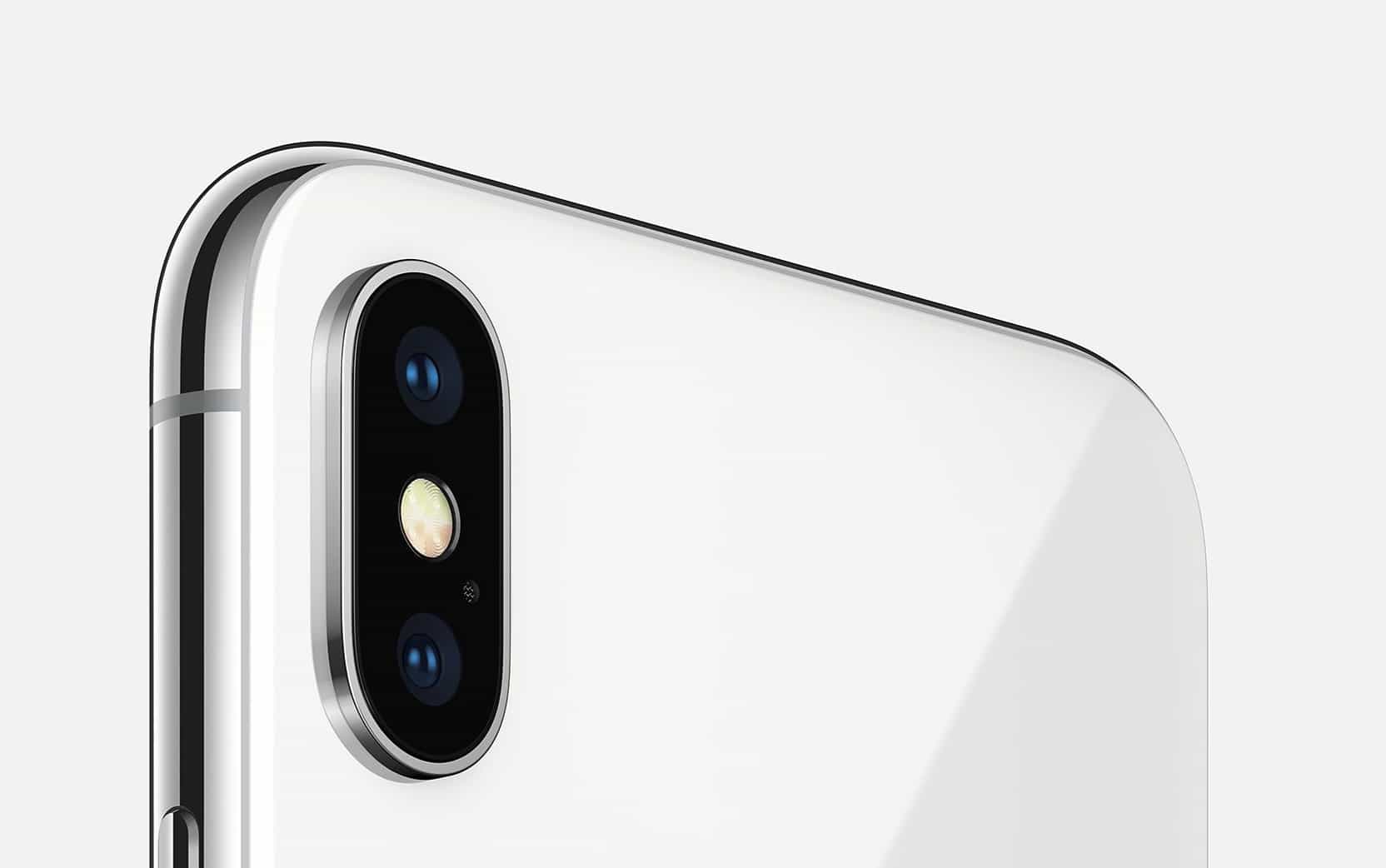 Silver iPhone X