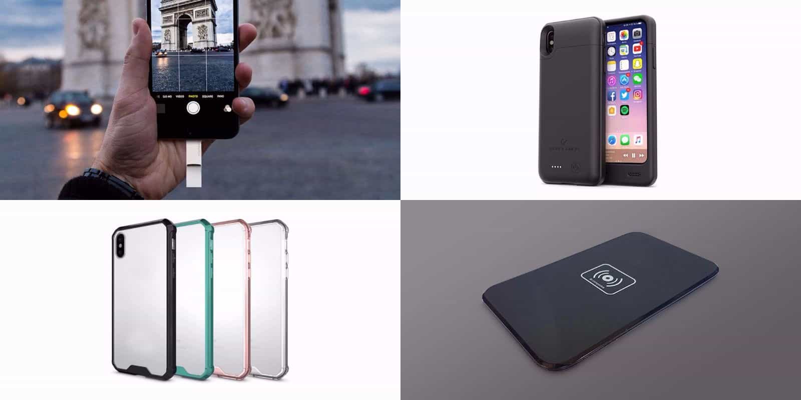 This roundup of iPhone X essentials covers wireless charging, drive expansions, and cases.