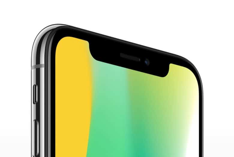 iPhone X notch