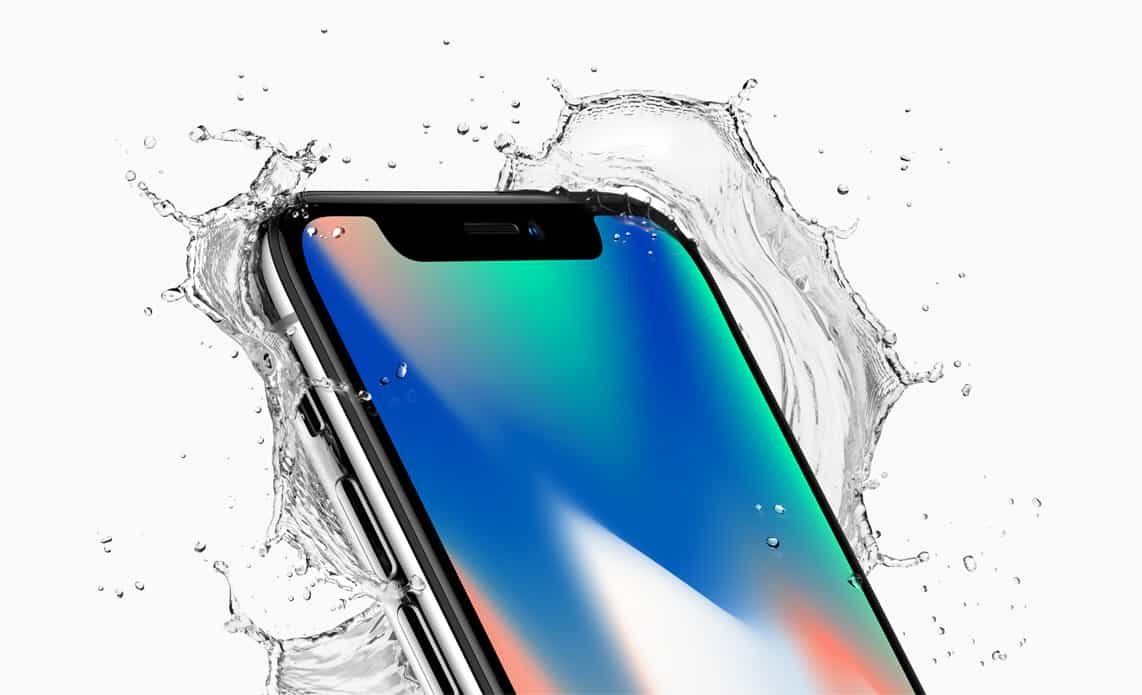 The iPhone X is water-resistant. Just don't drop it. iPhone X repair costs might drown you in debt.