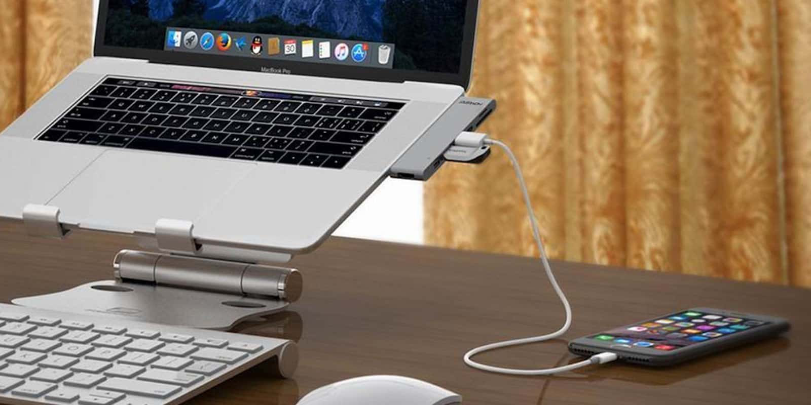 Instantly add a variety of useful connections to your new MacBook Pro.