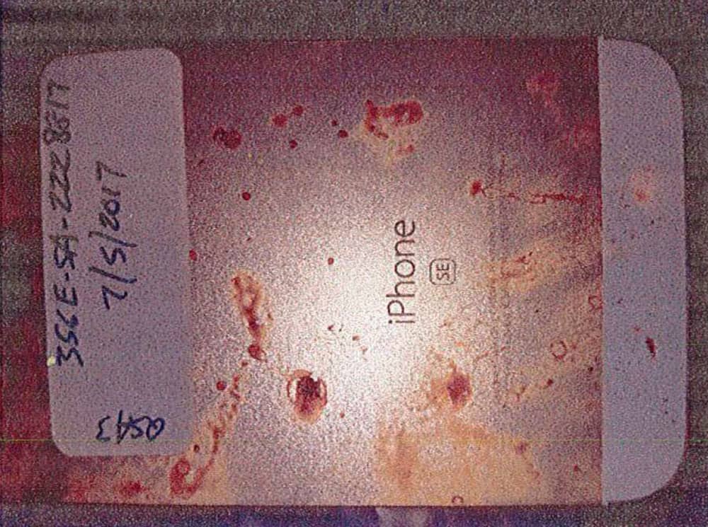 Texas mass shooter's iPhone