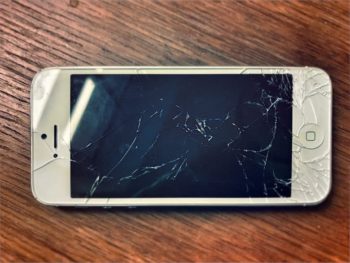 cracked iphone