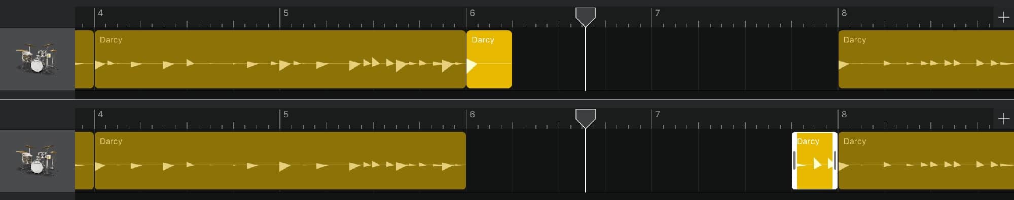Drummer automatically makes your parts flow seamlessly together.