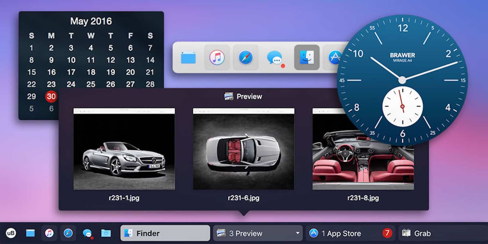 uBar raises Mac's taskbar to new heights of convenience and customizability.