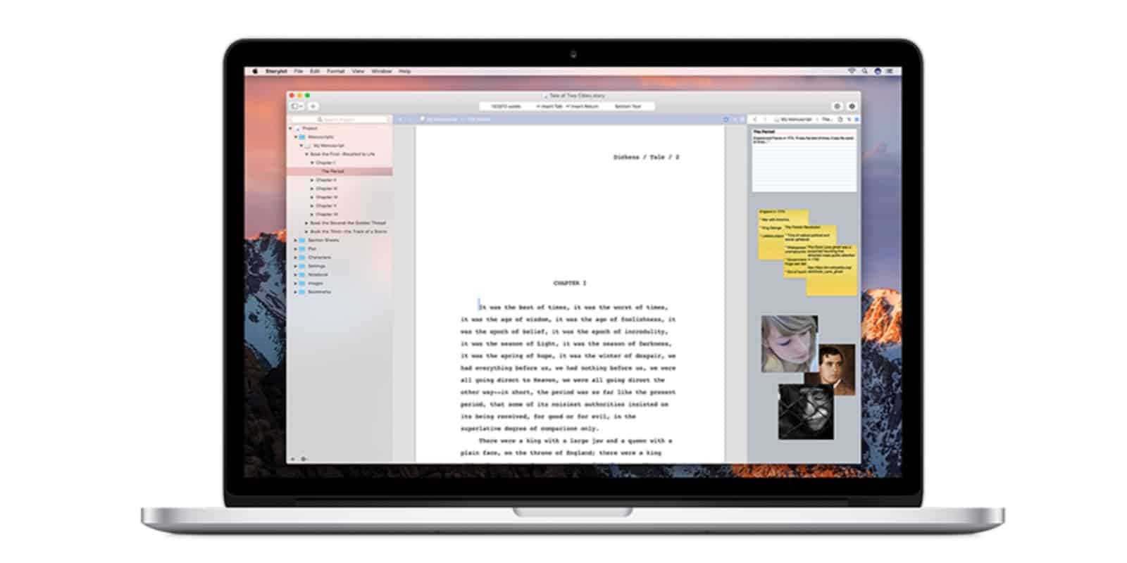 This writing app was designed to make it easy to switch between mobile and desktop platforms.