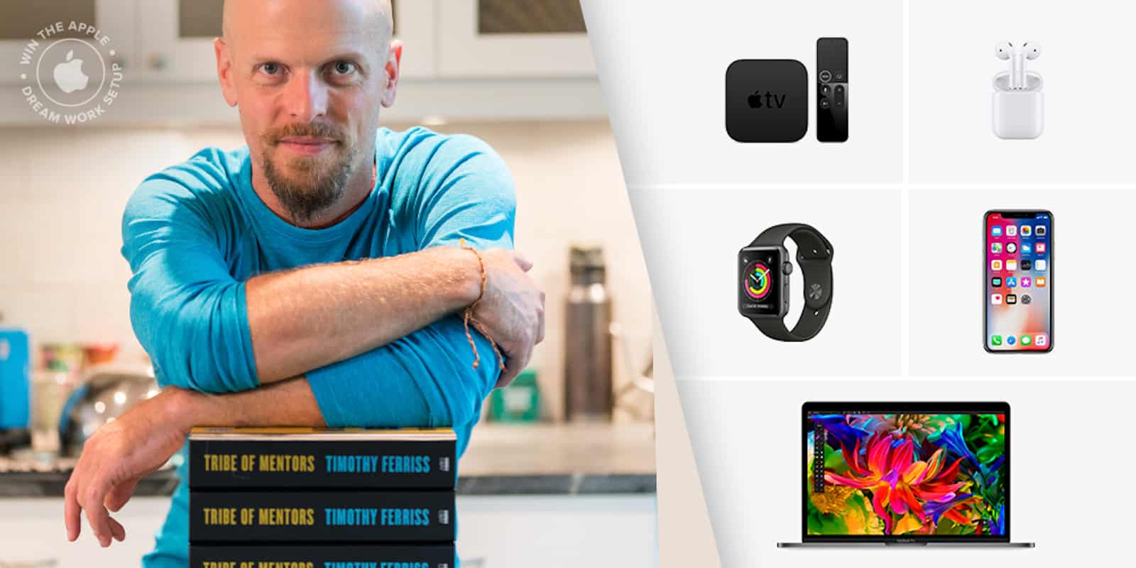 Tim Ferriss Apple dream setup giveaway
