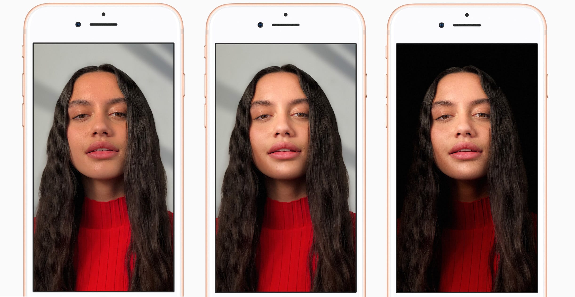 Portrait Lighting in selfies. Humankind can now sit back and relax.