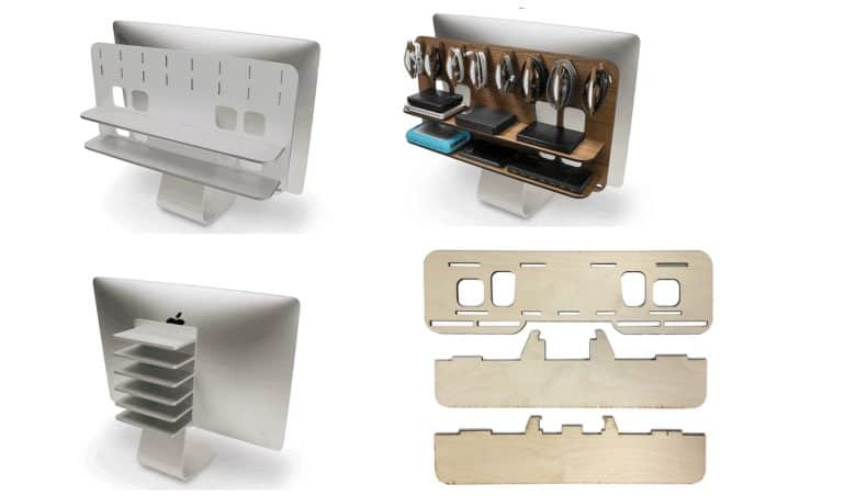 The Baxter iMac shelves are super-practical.