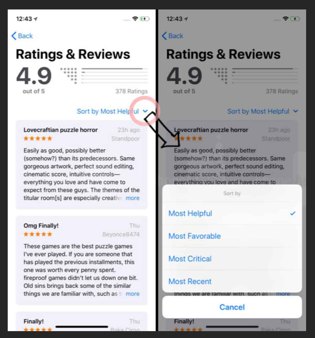iOS 11.3 App Store reviews
