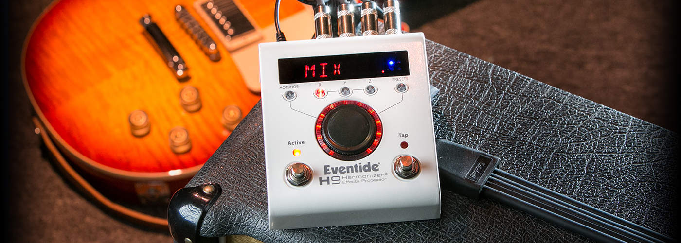 The Eventide H9 is designed to be controlled with an app.