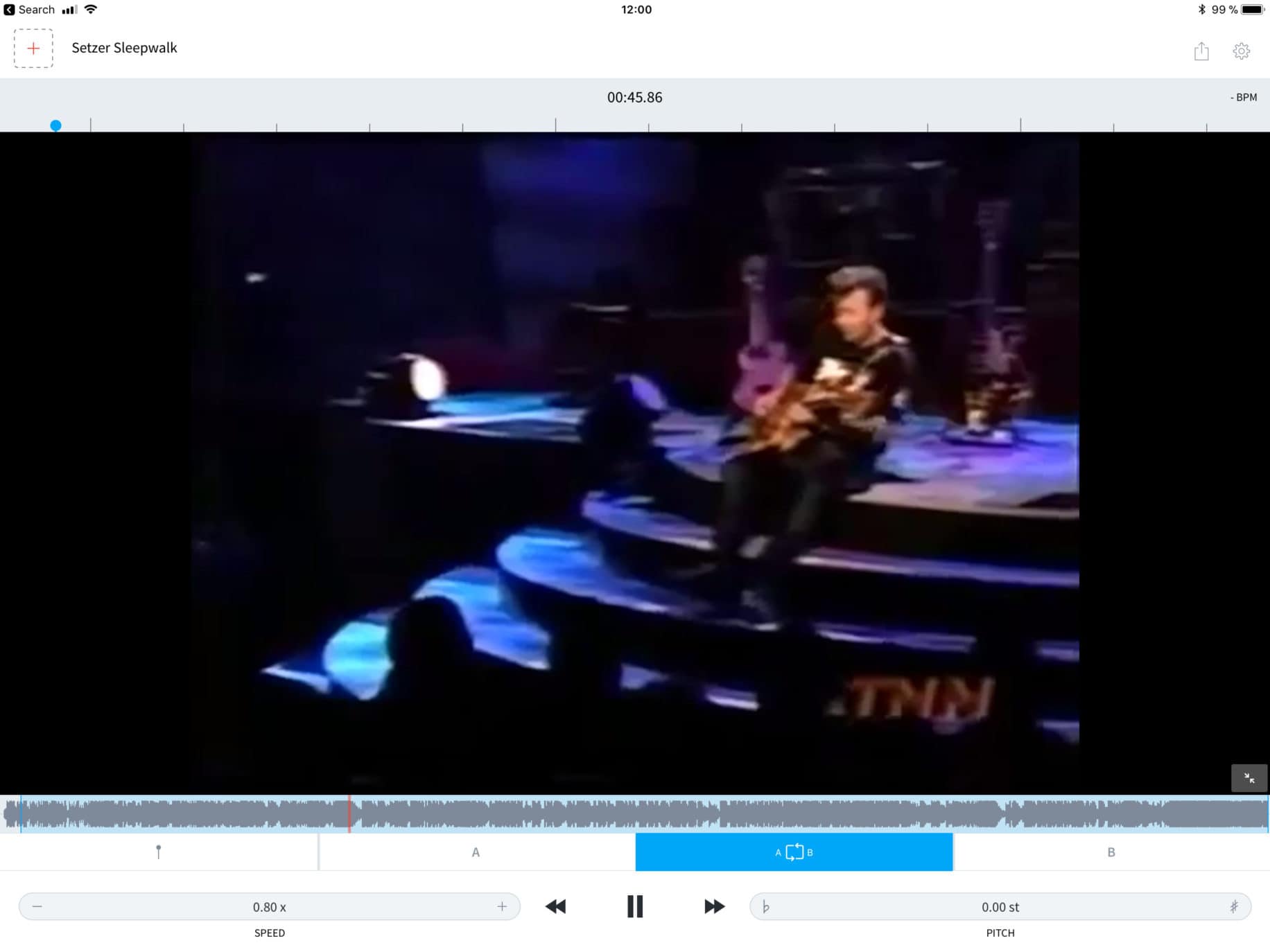 AudioStretch slows down songs and videos to make learning music easier