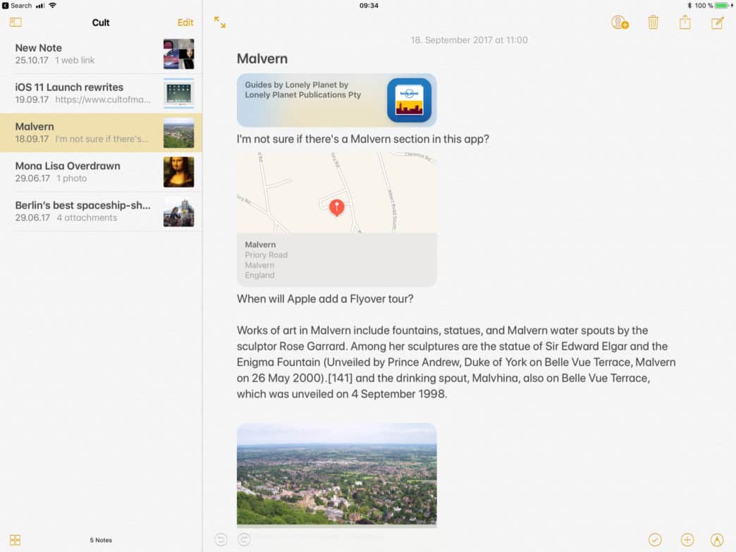 Custom thumbnails make your Apple Notes easier to find | Cult of Mac