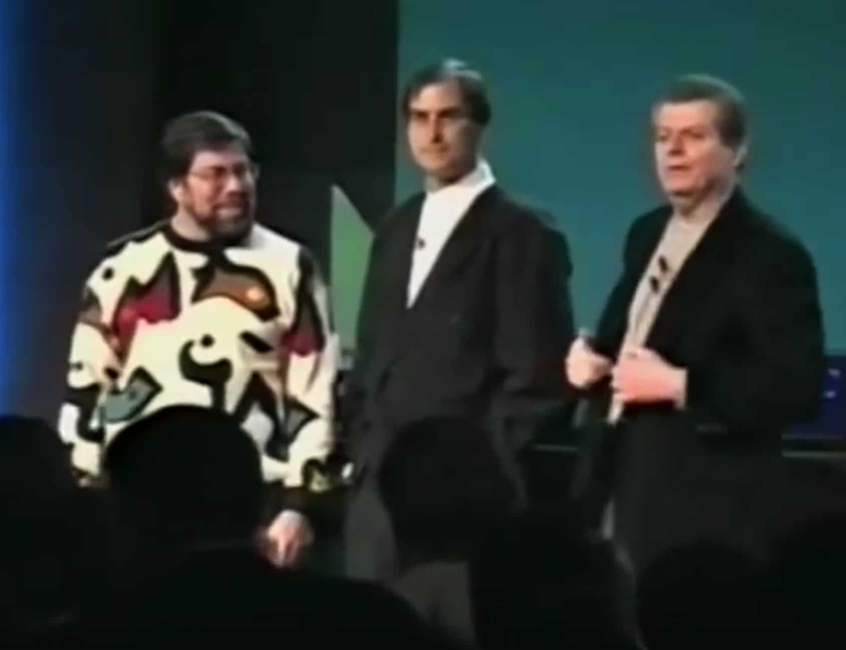Today in Apple history: Woz and Jobs reunite onstage