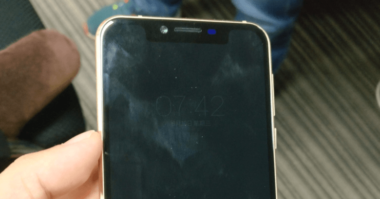 iPhone X notch clone