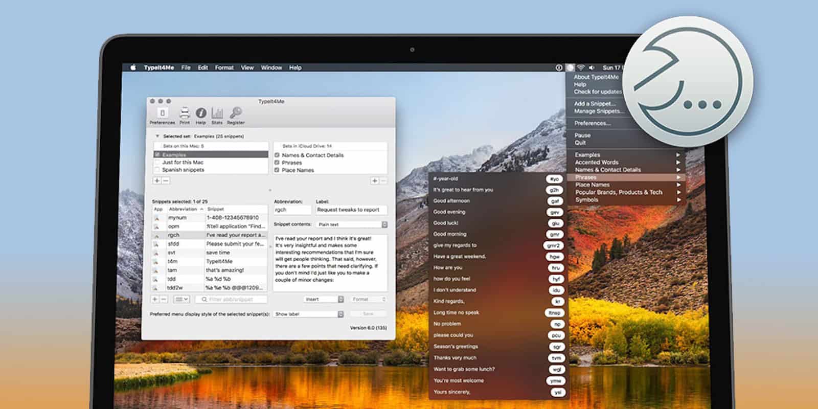 This simple app saves time by turning common phrases into easy shortcuts.