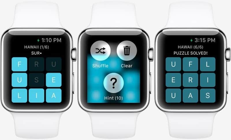 Letterpad was one of the first games we got to see on Apple Watch.