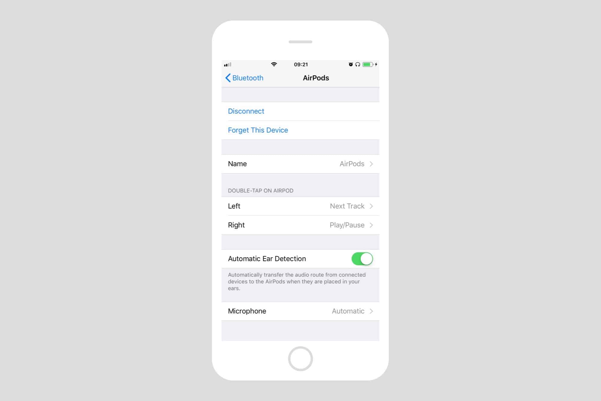 Unpair your AirPods in the Bluetooth settings.