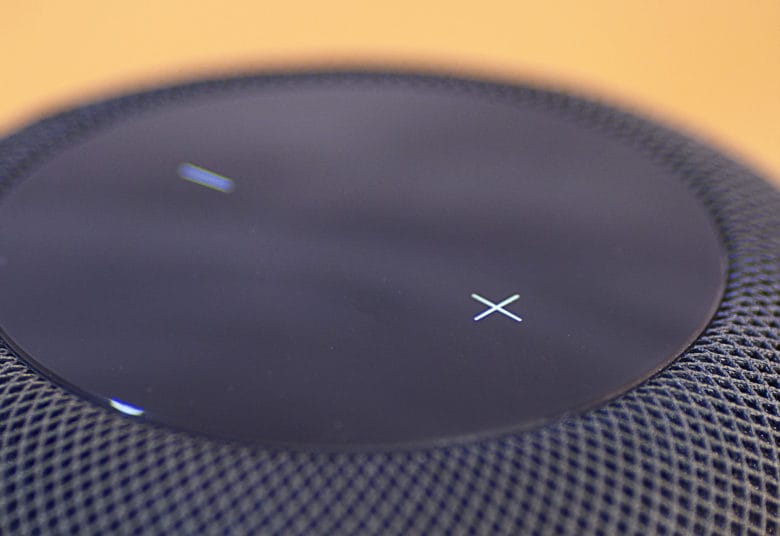 HomePod Volume Controls closeup
