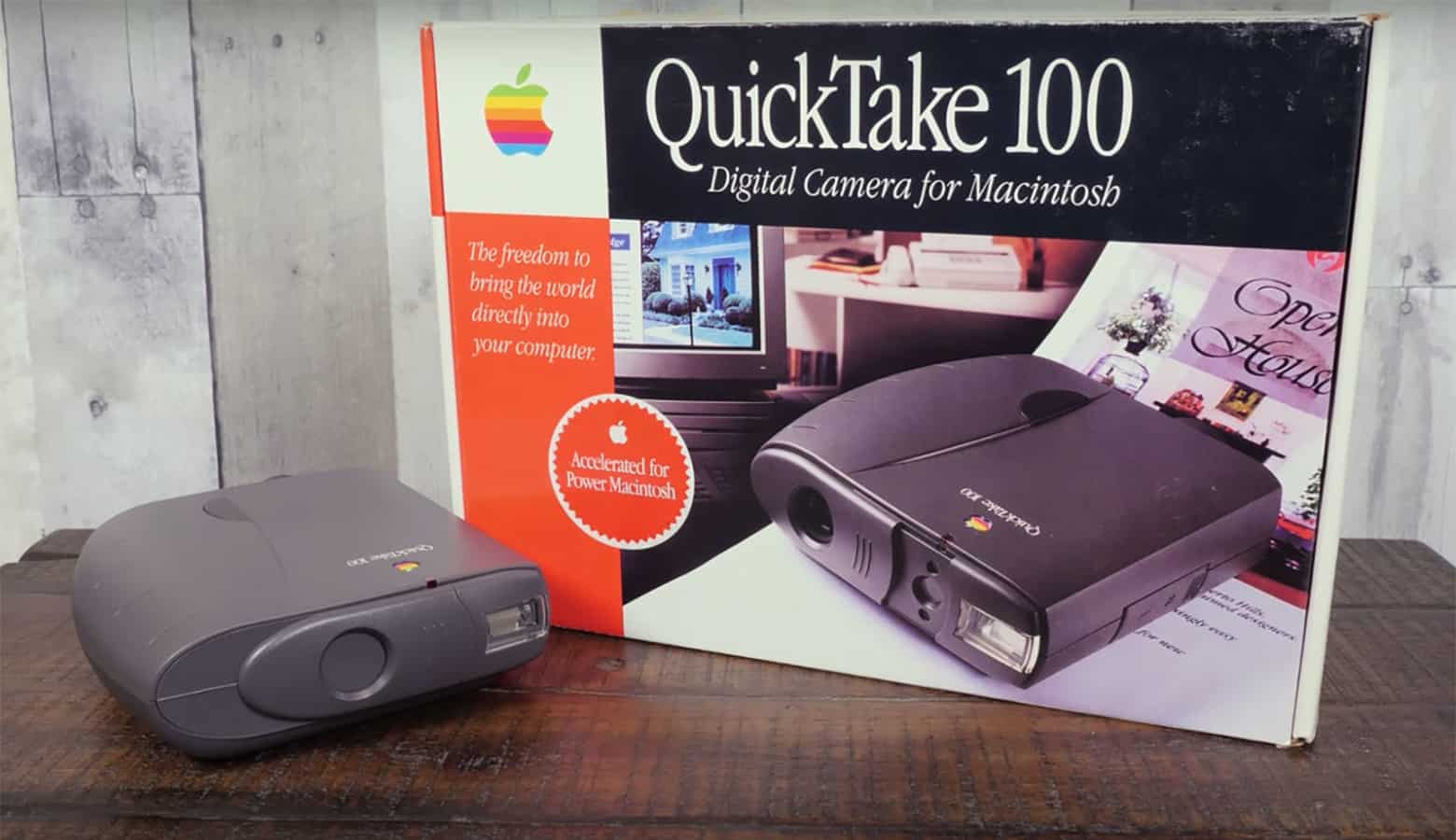 Apple QuickTake digital camera YouTube unboxing video