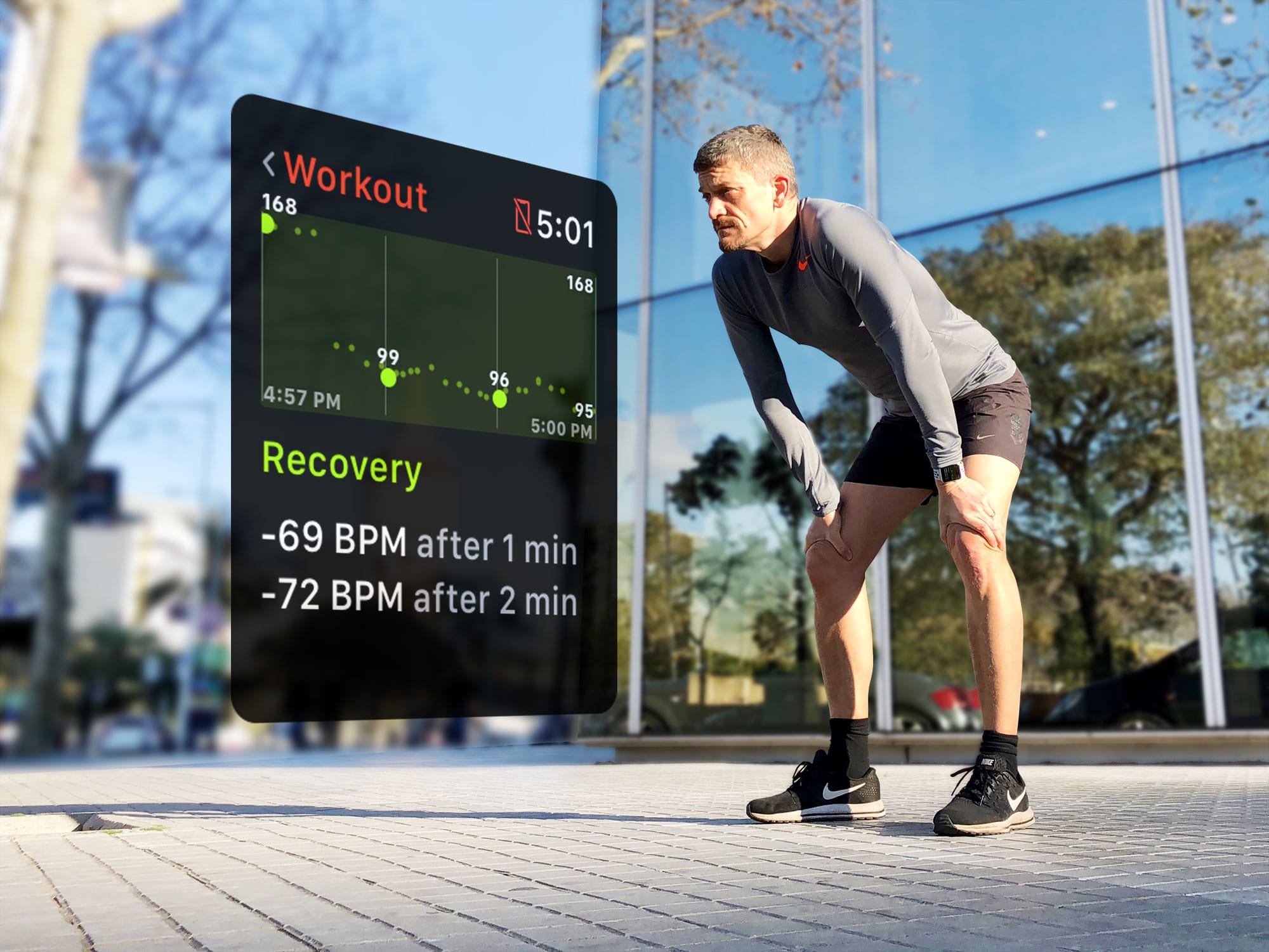 It’s not about how far you run, it’s how fast you recover. Apple Watch heart rate recovery data gives you the facts.