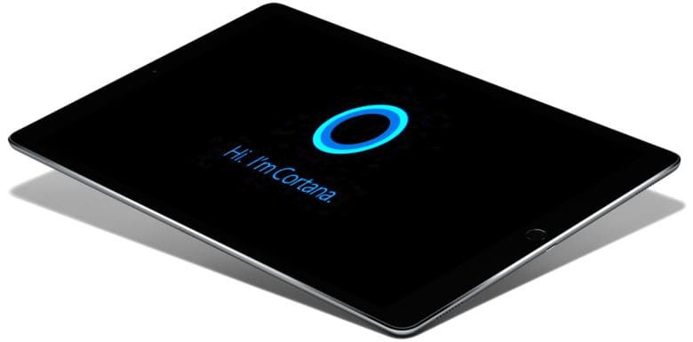 Cortana iPad
