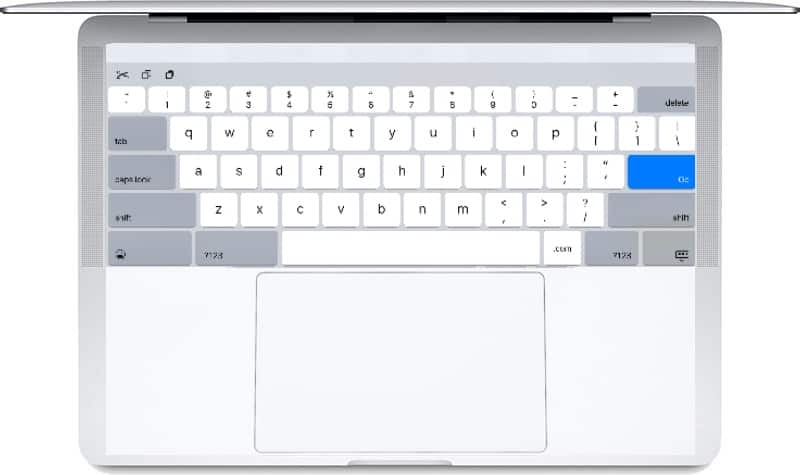 A dual-screen MacBook could look a little bit like this.