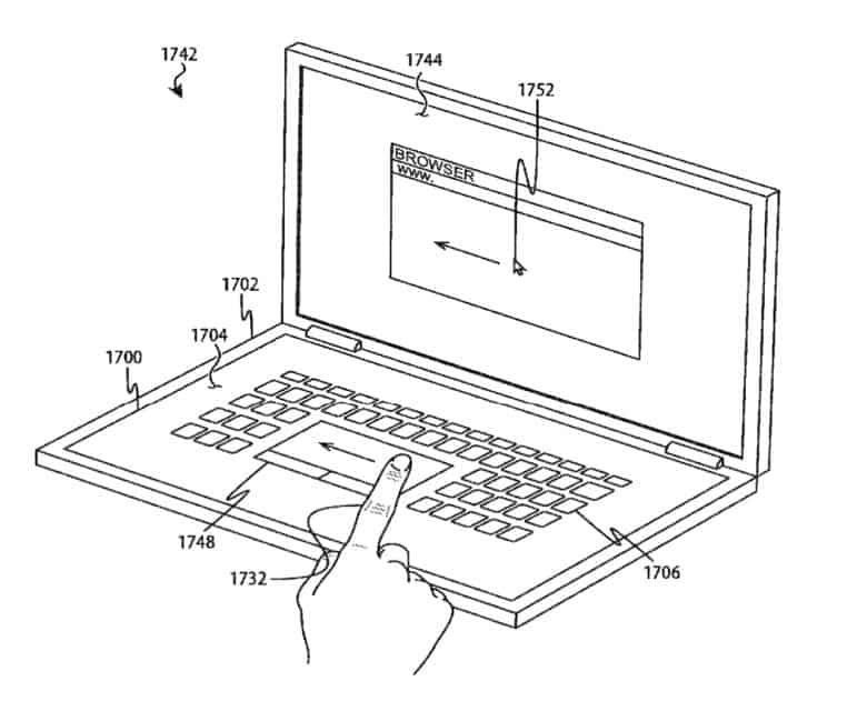 Dual-screen MacBook Patent Filing