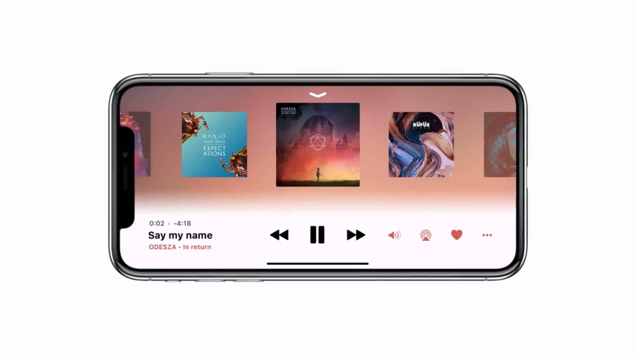 Apple Music iOS 12 concept