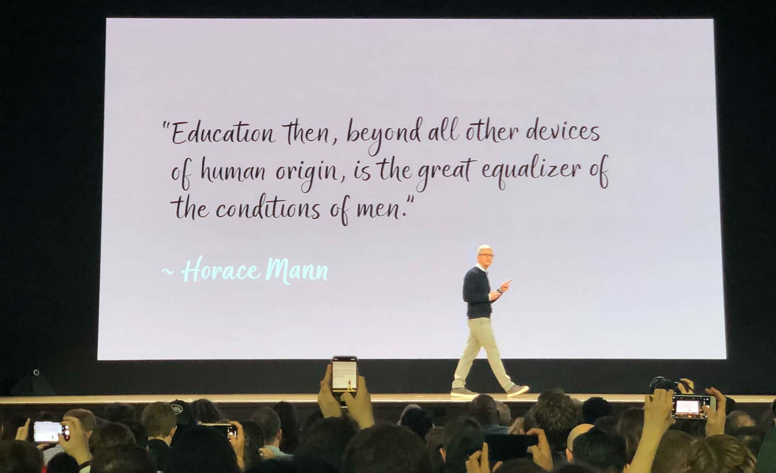 “Education then, beyond all others devices of human origin, is the great equalizer of the conditions of men.” - Horace Mann