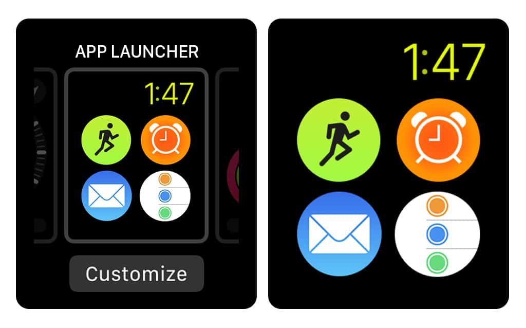 An App Launcher watch face could give you quick access to any apps
