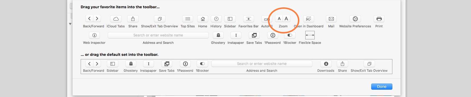 Drag these buttons to your toolbar.