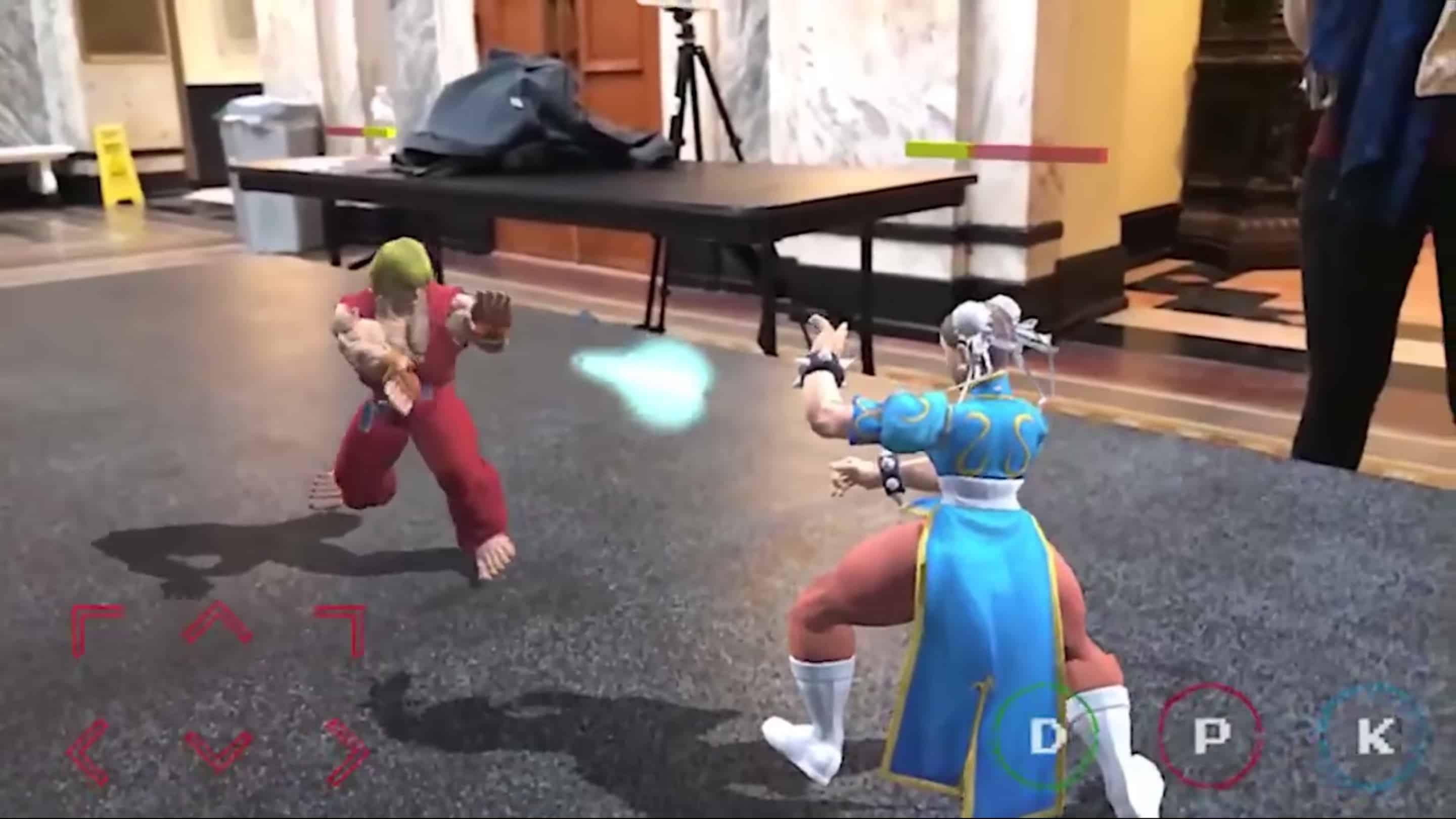 Street Fighter II in AR shows that old games can learn new tricks.