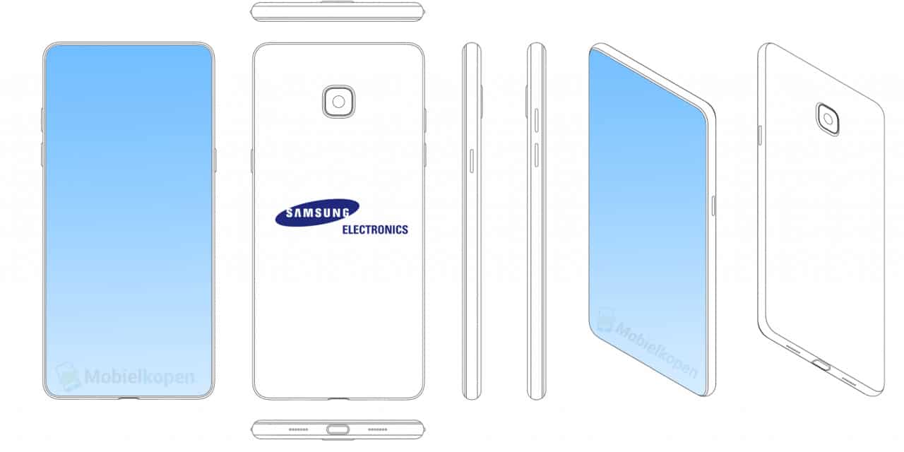 Samsung bezel-less display
