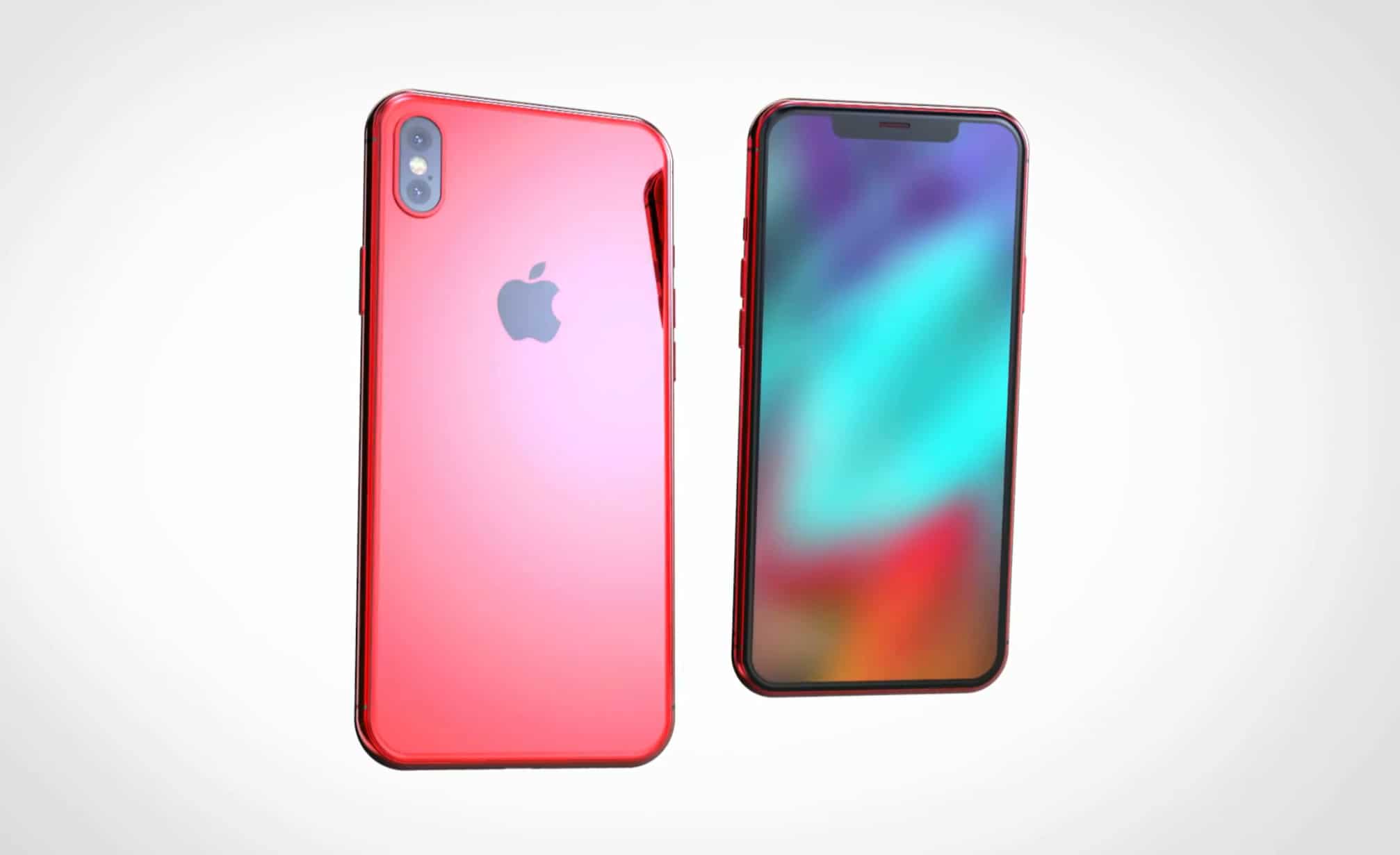 RED iPhone X concept