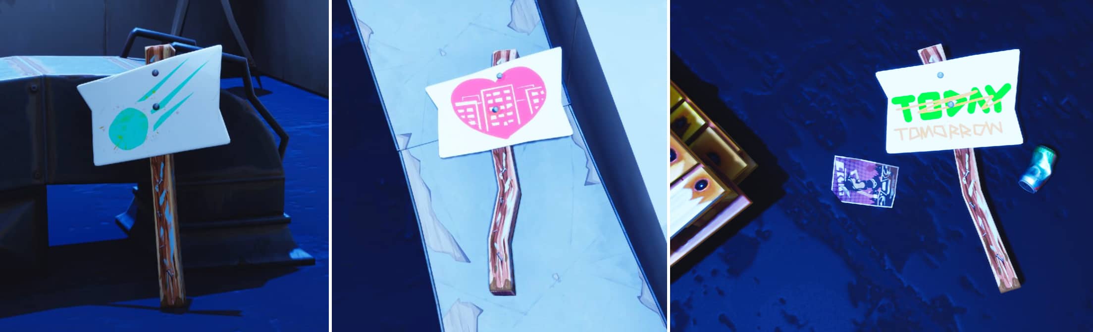 Fortnite Tilted Towers comet Tilted Towers comet