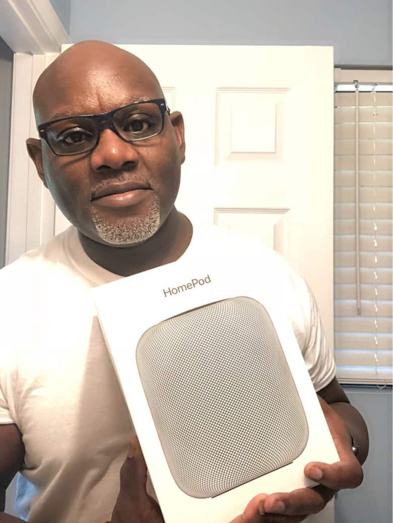 Aaron B. is the lucky winner of a brand new Apple HomePod.